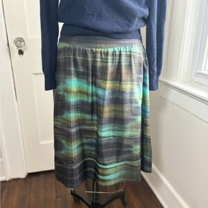 Theory “Karley” Silk Skirt
